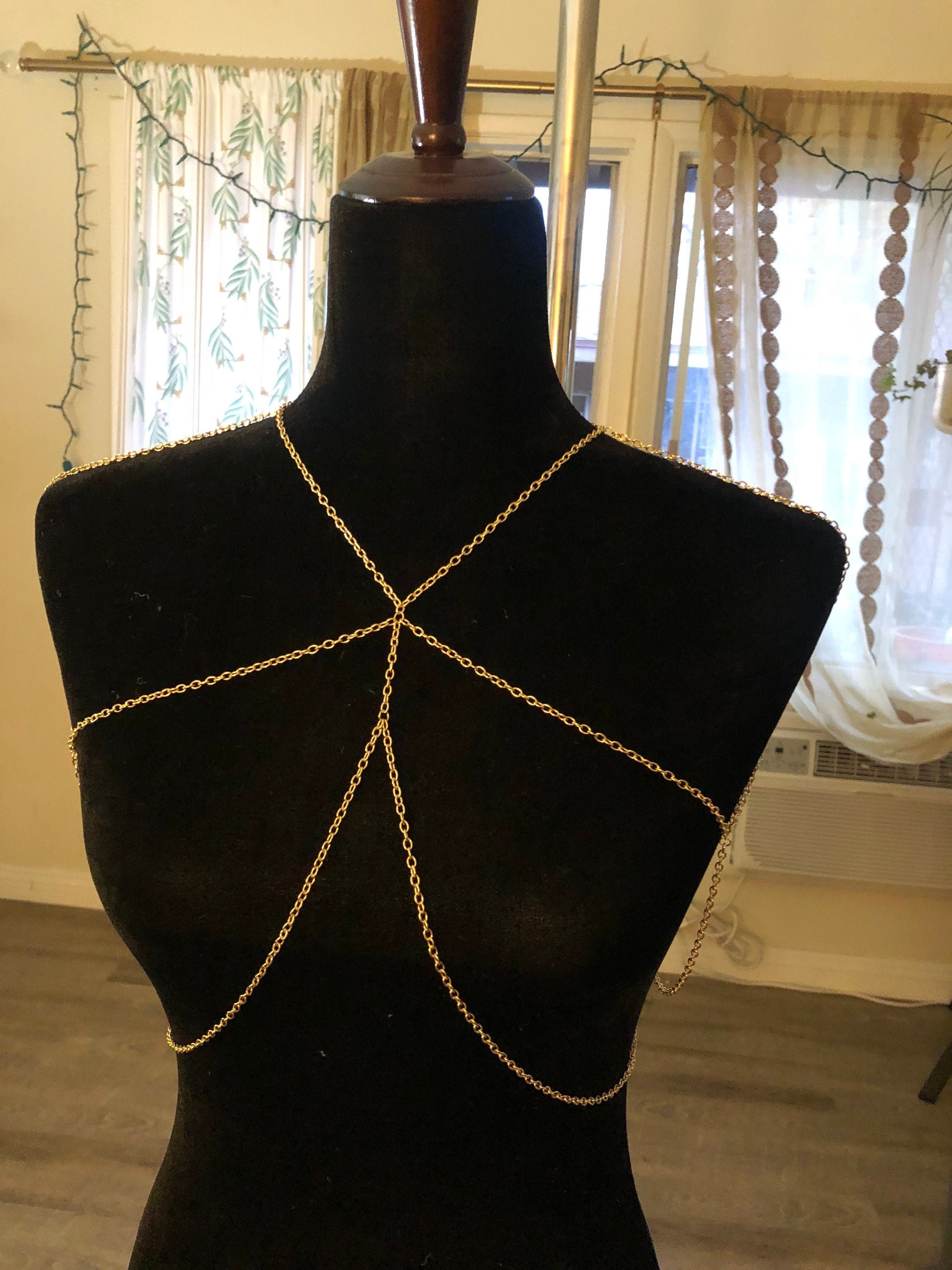 The “Lia” Body & Shoulder Chain - Festival, Rave, and Special Occasion Jewelry