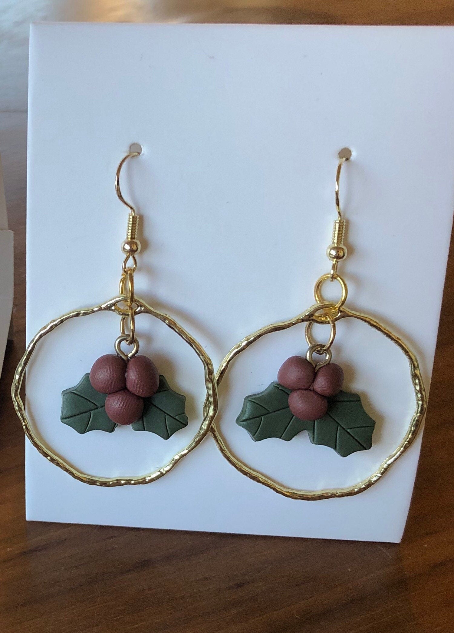 Party Time Mistletoe Holiday Earrings