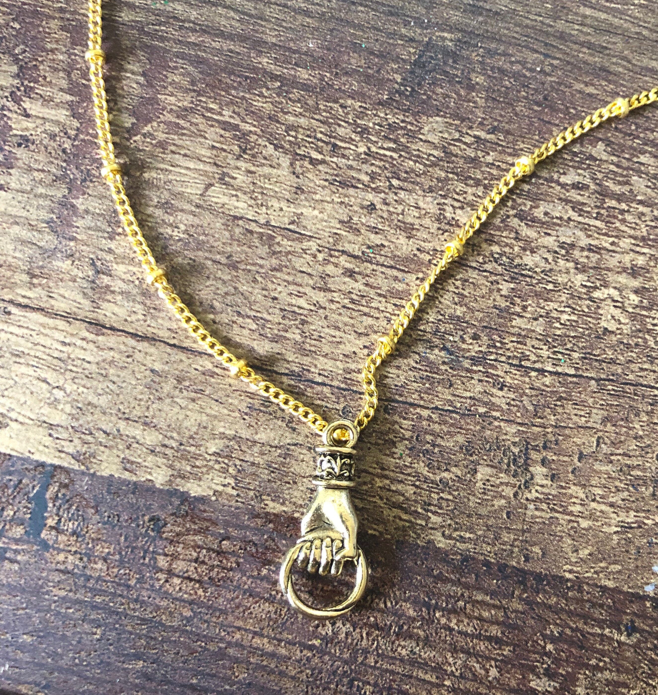 Victorian Hand Necklace (Vintage Inspired)