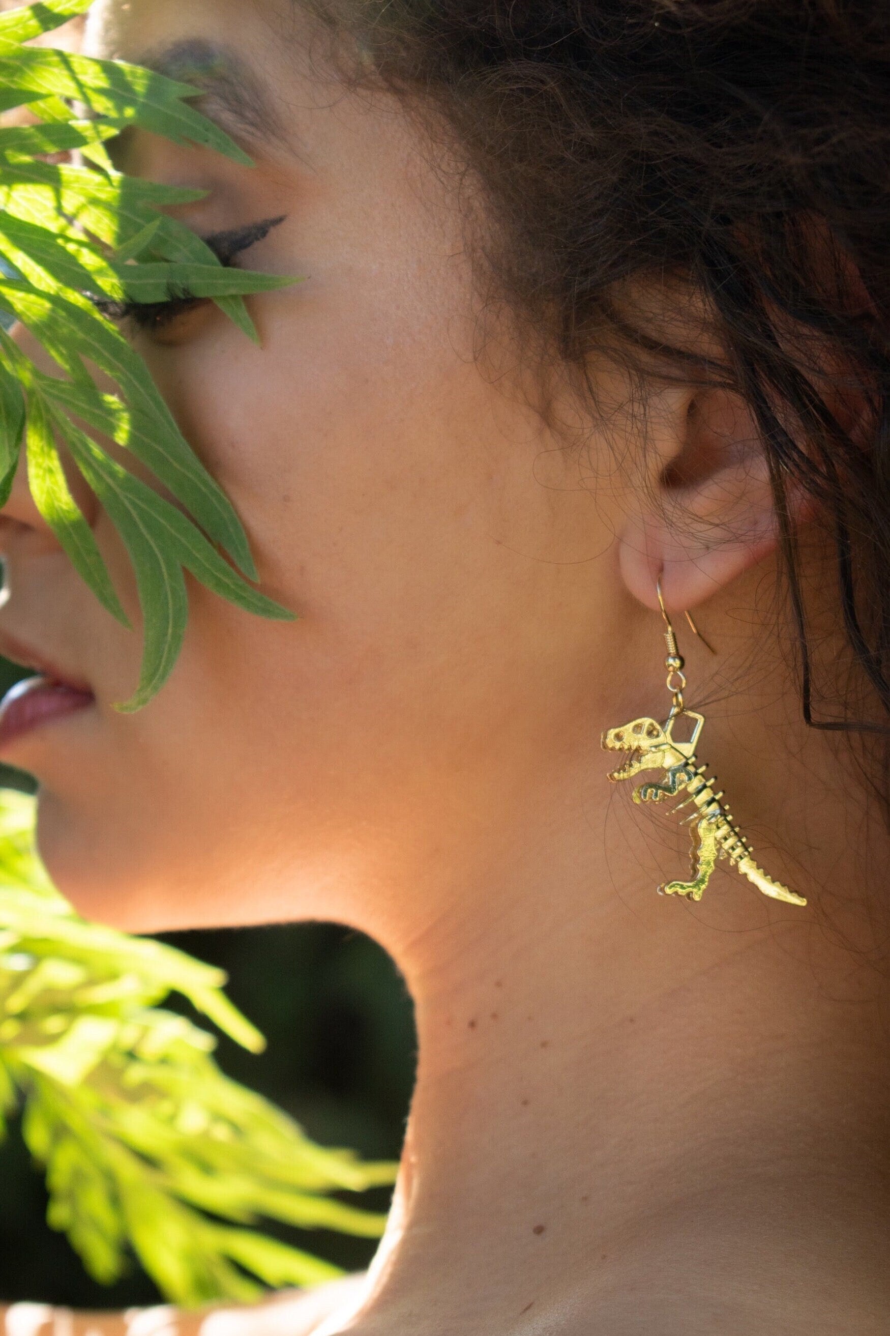 T-Rex Earrings, Necklace, Or Set of Earrings and Necklace