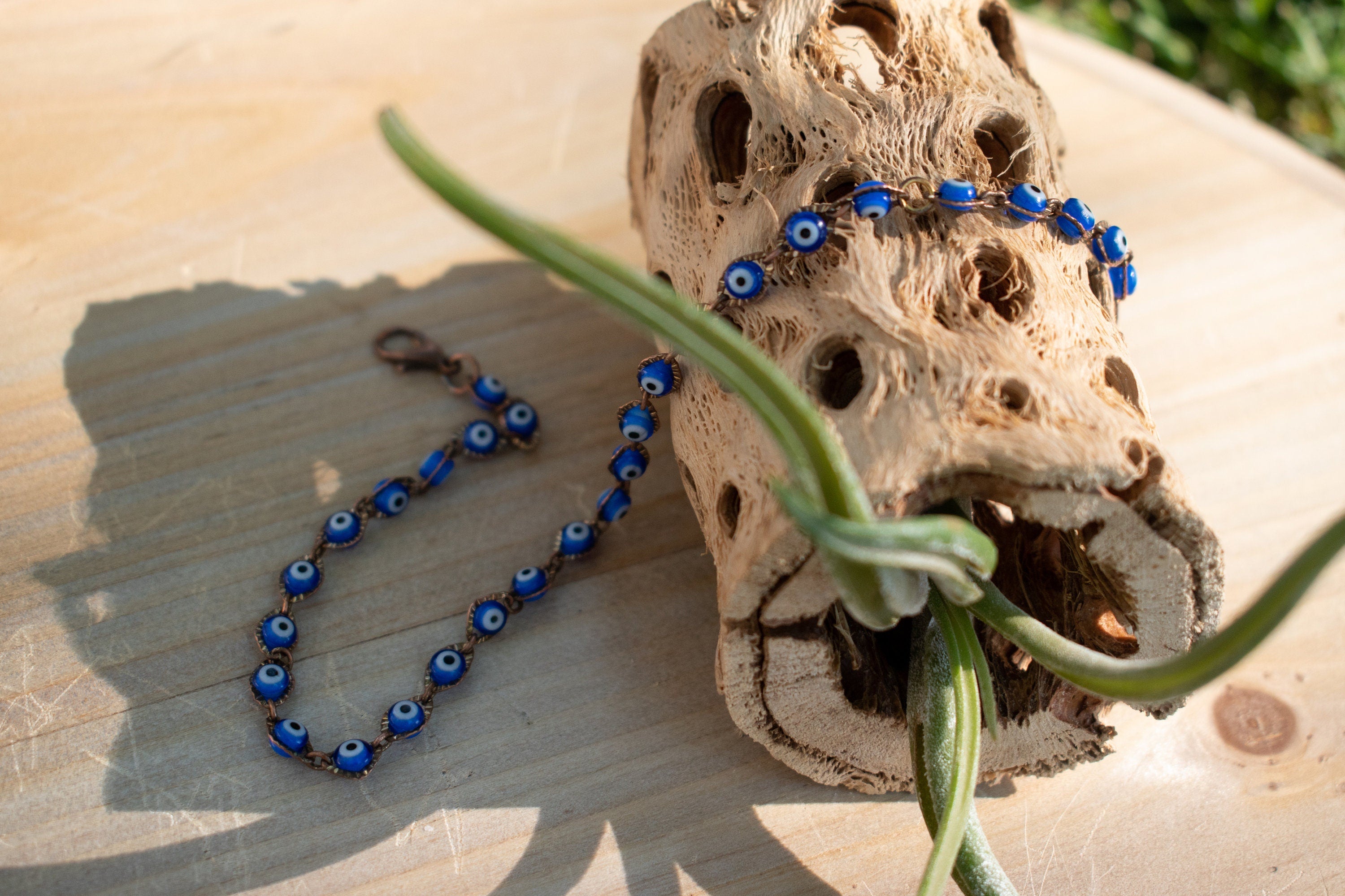 Evil Eye Gold Chain Anklet