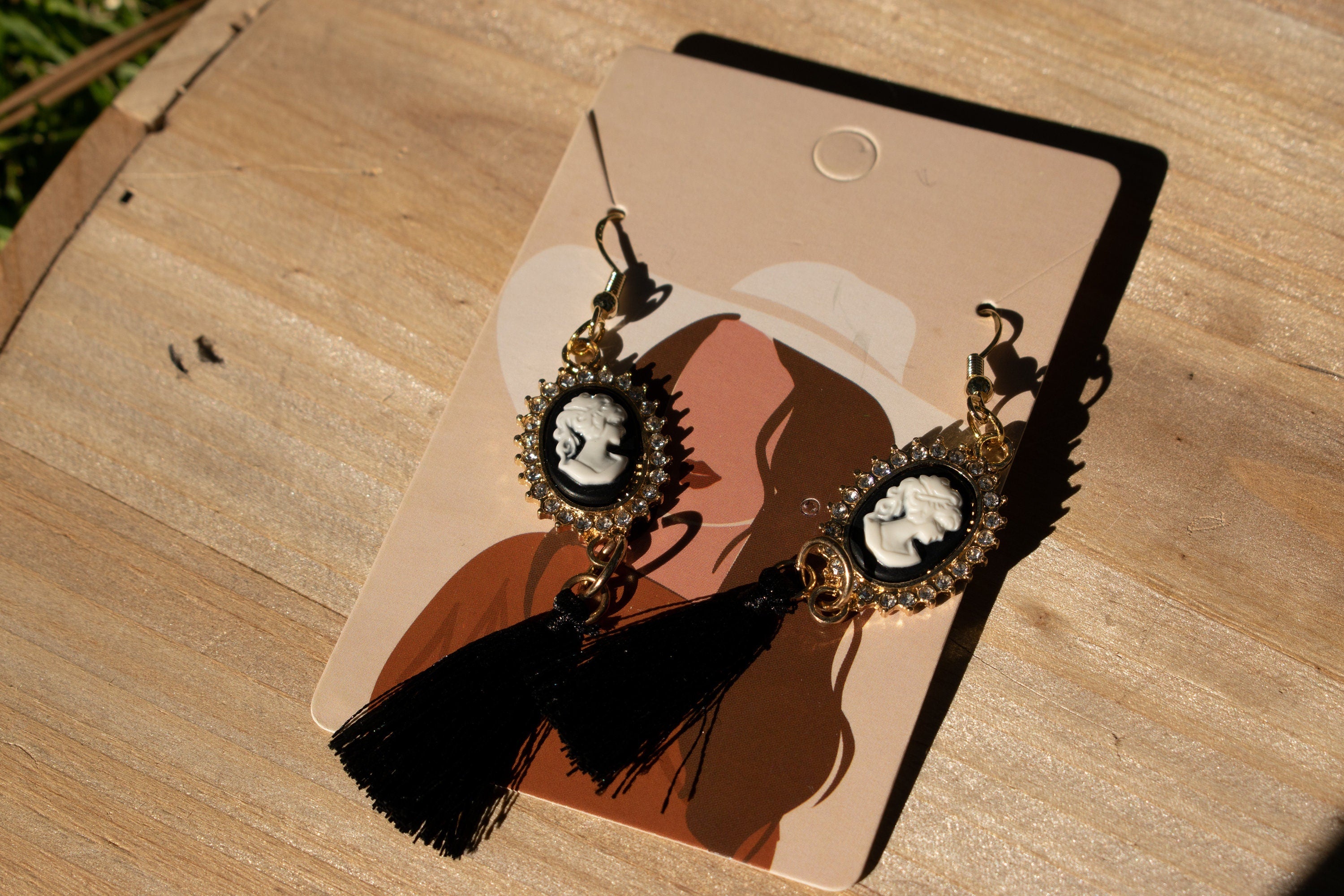 Victorian Cameo Earrings (Antique-Inspired)