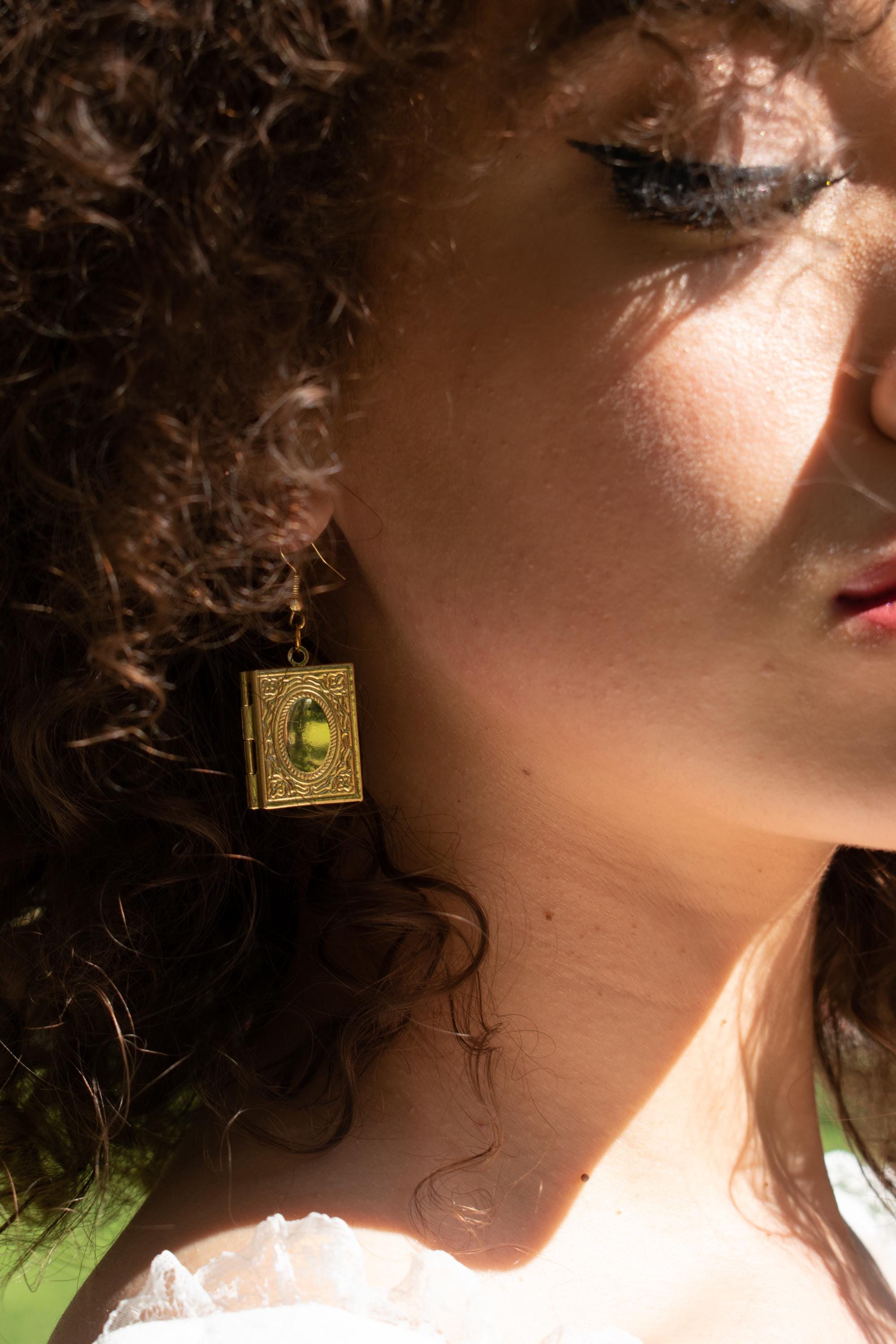 Storybook Locket Earrings