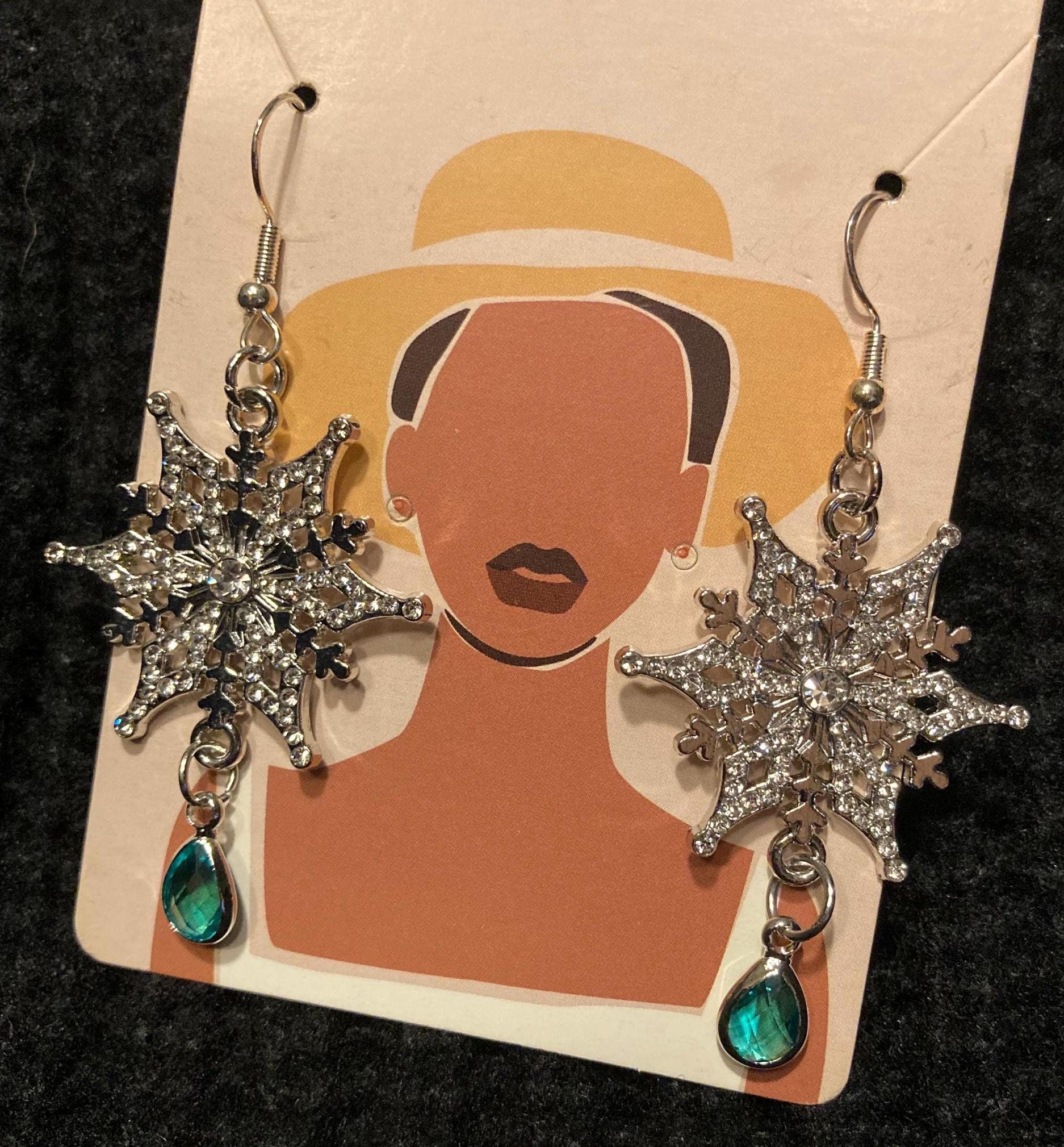 A Very Snowy Season - Snowflake Earrings