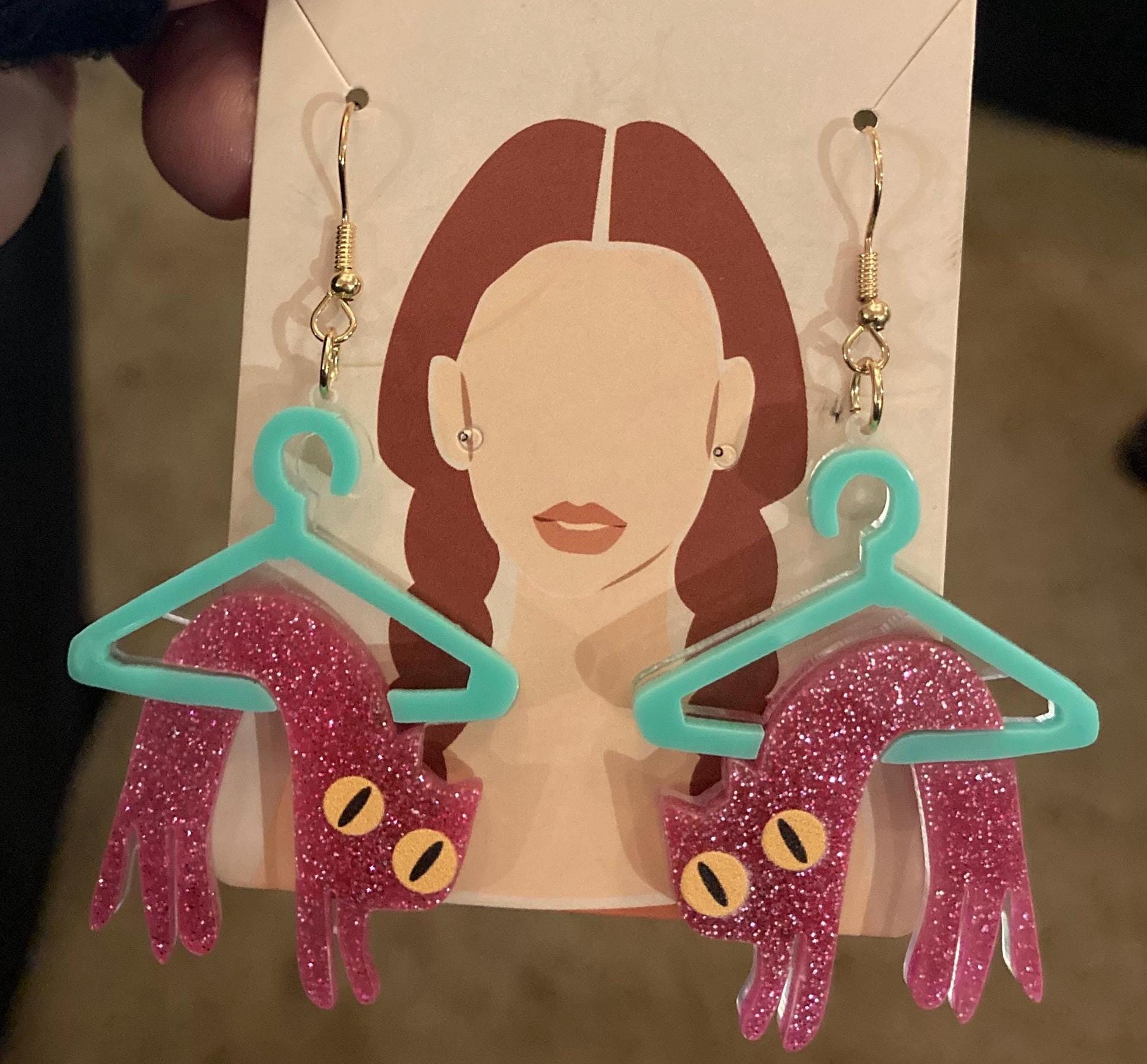 Cats Just Hanging Out - Earrings